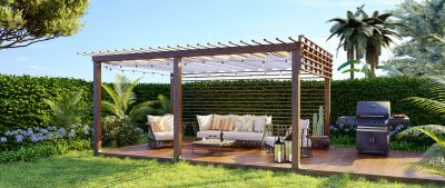 Pergola with Built-in Lighting